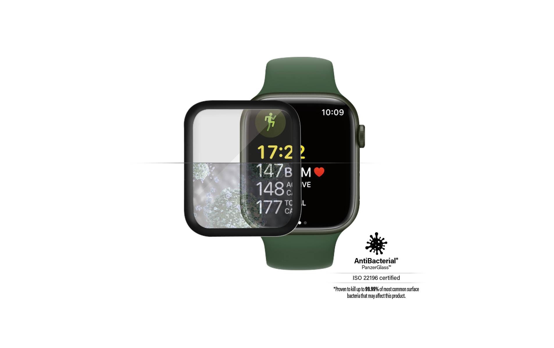 Panzerglass Displayschutz AB Apple Watch Series 7/8 (41 mm)