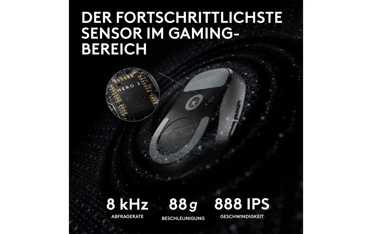Logitech Gaming-Maus Pro X Superlight 2 Lightspeed Schwarz Logitech Gaming-Maus Pro X Superlight 2 Lightspeed Schwarz