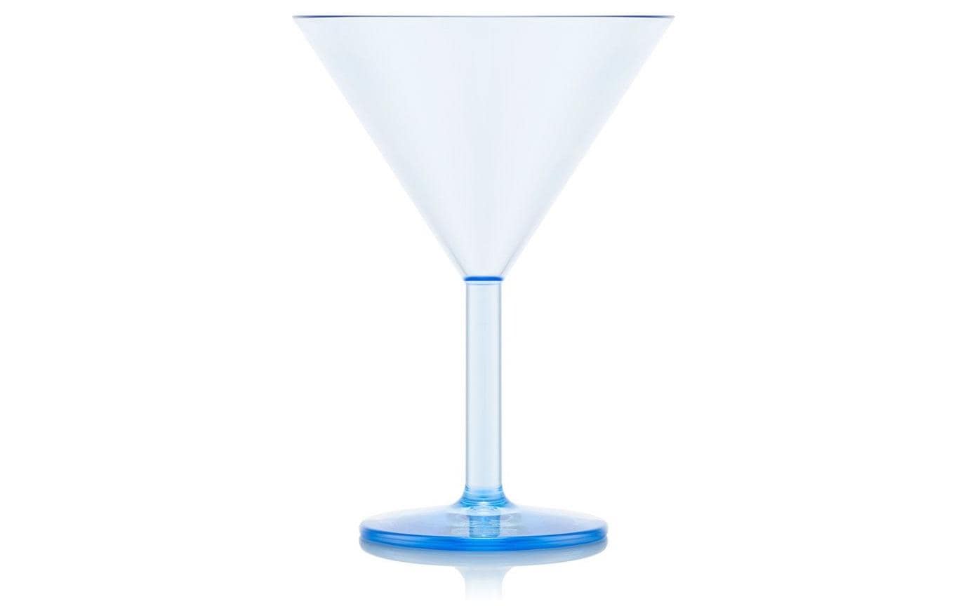 Bodum Outdoor-Martiniglas Oktett 180 ml, Blau, 4 Stück
