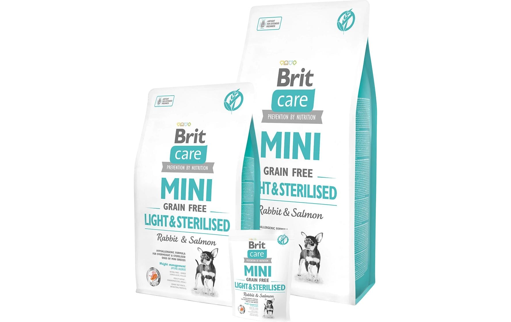 Brit Trockenfutter Care Mini Grain Free Light and Sterilised 2 kg