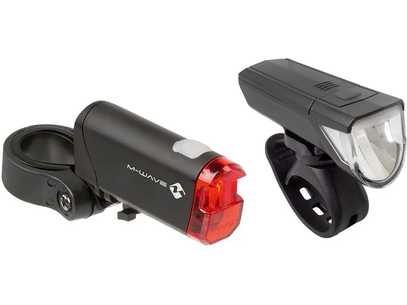 M-Wave Batterie-Beleuchtungsset Atlas K51 M-Wave Batterie-Beleuchtungsset Atlas K51