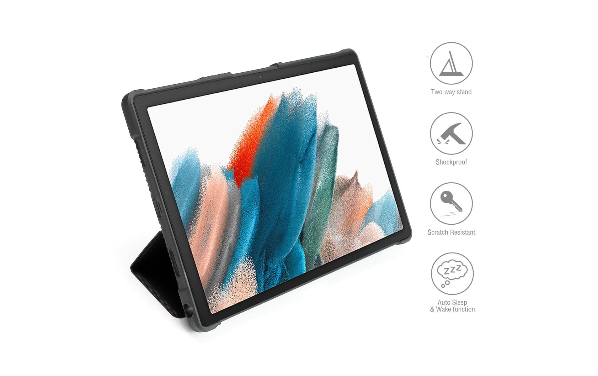 4smarts Tablet Book Cover Folio Endurance Galaxy Tab A8 10.5