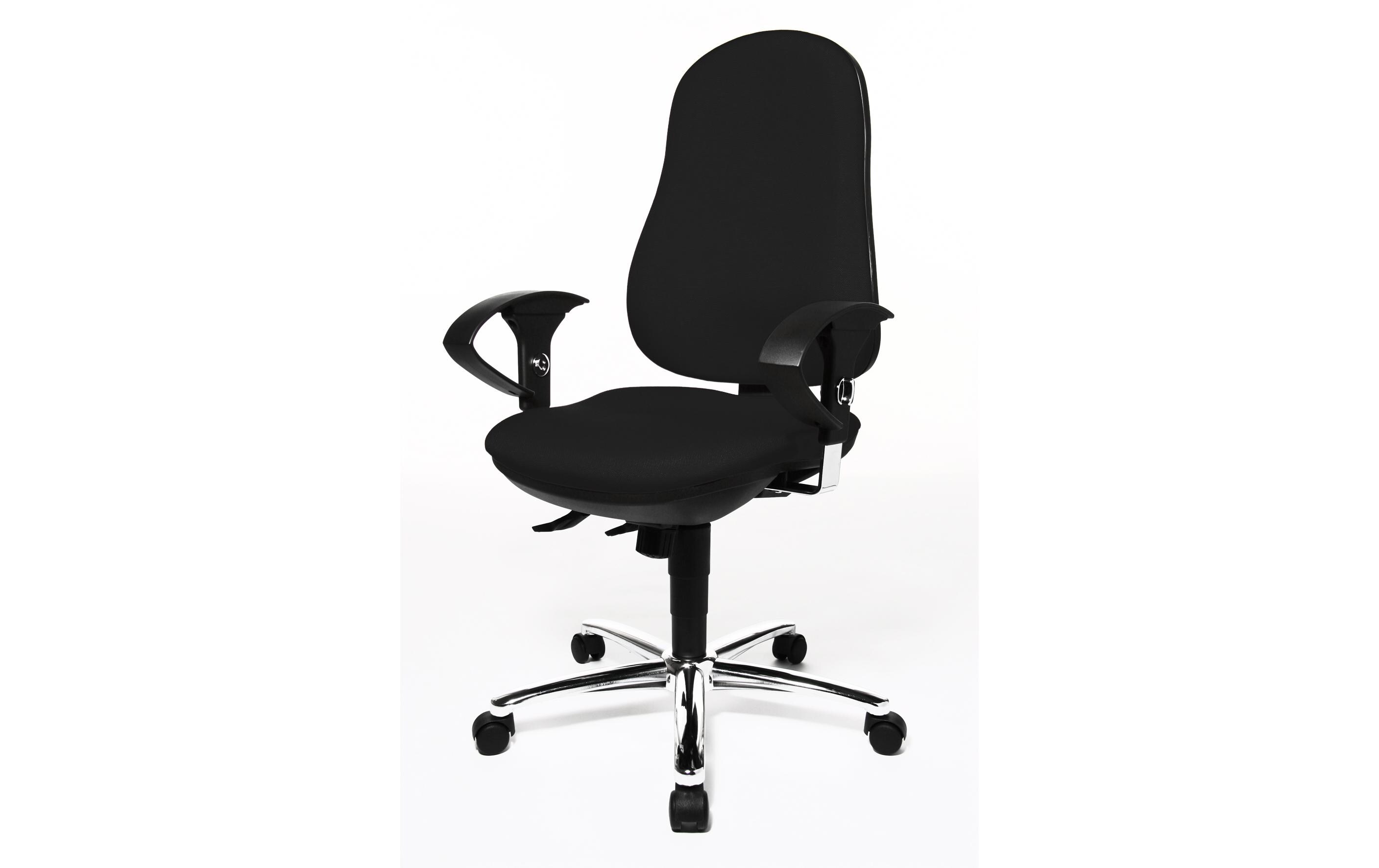 Topstar Bürostuhl Support Syncro Deluxe, Schwarz