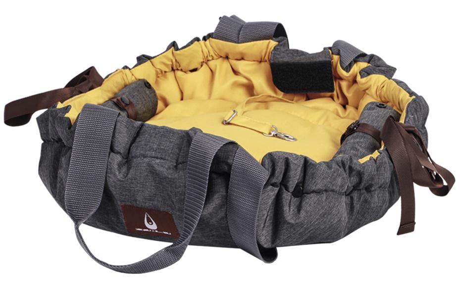 Nobby Tiertransport-Tasche Shelly, 72 x 55 cm, Grau-Senf Nobby Tiertransport-Tasche Shelly, 72 x 55 cm, Grau-Senf