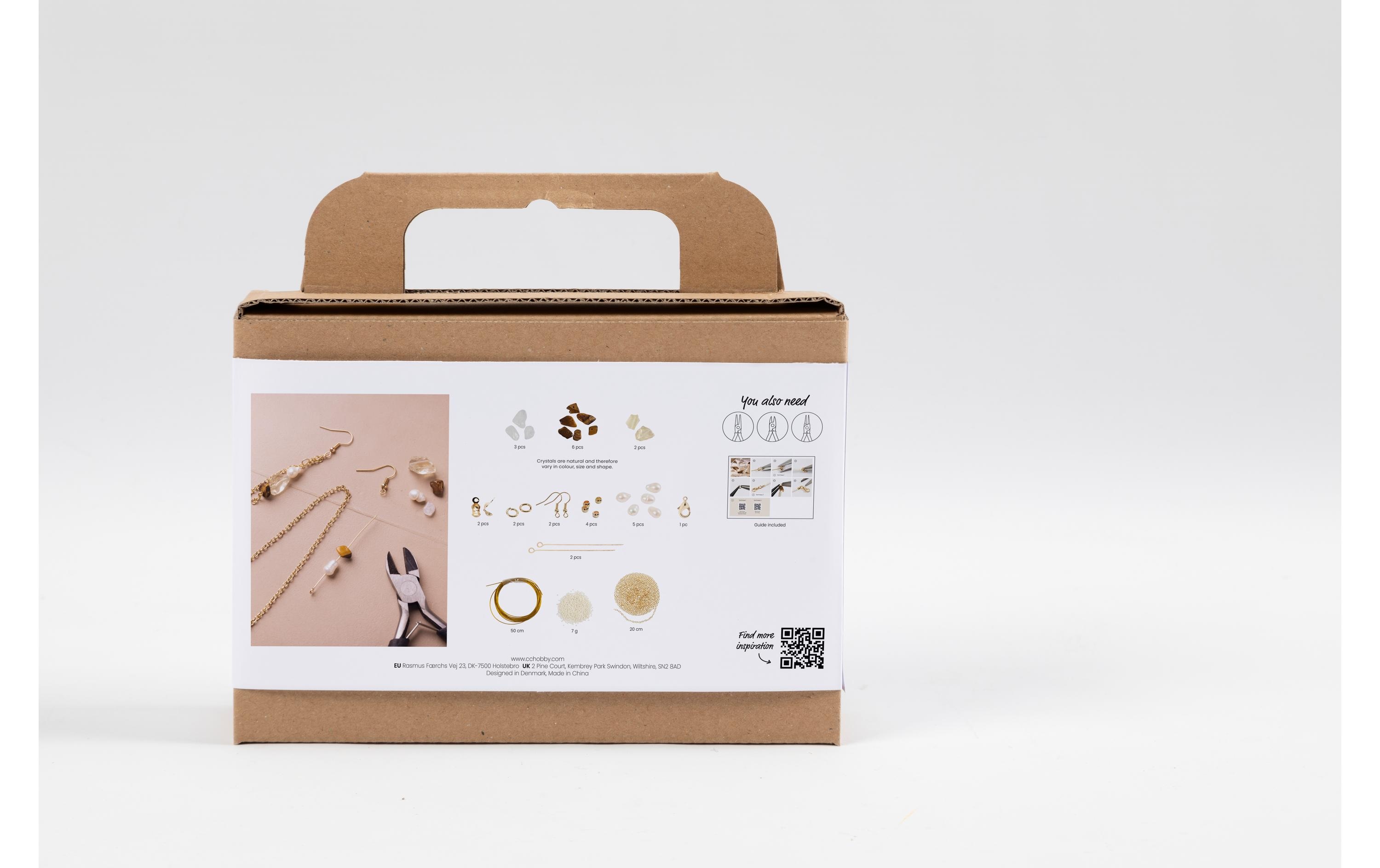 Creativ Company Schmuck Bastelset Halskette und Ohrringe aus Kristallen Creativ Company Schmuck Bastelset Halskette und Ohrringe aus Kristallen