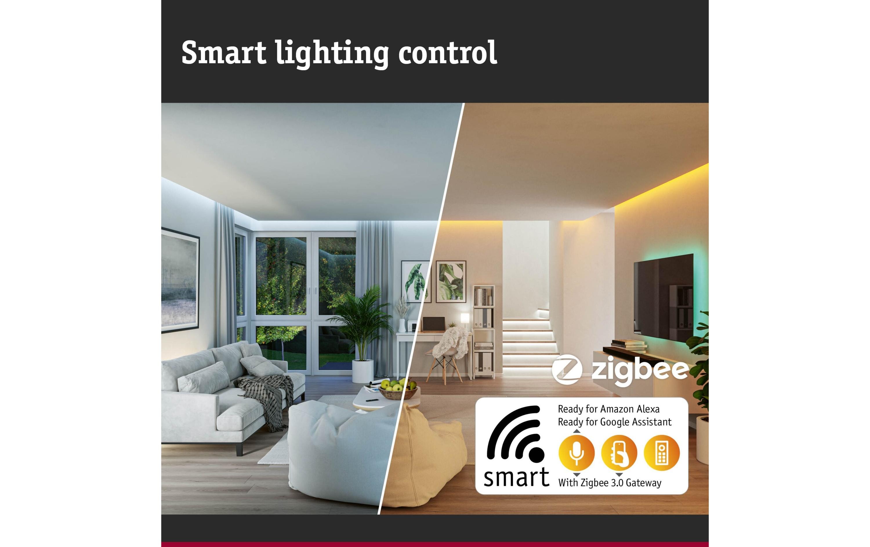 Paulmann LED Pendelleuchte Smart Home Zigbee, Weiss