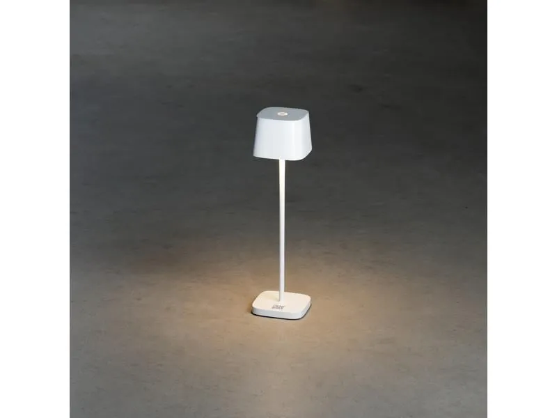 Konstsmide Akku-Tischleuchte Capri Mini USB, 2200-3000K, 2.2 W, Weiss Konstsmide Akku-Tischleuchte Capri Mini USB, 2200-3000K, 2.2 W, Weiss