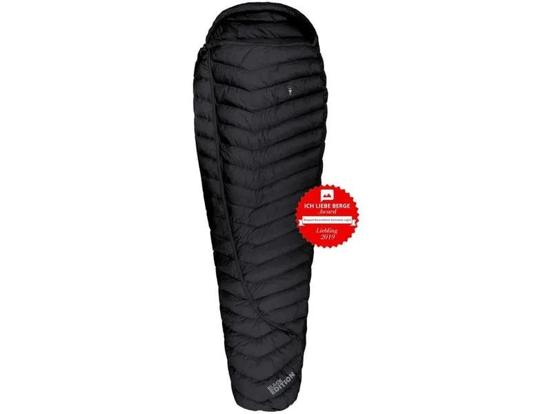 Grüezi Bag Schlafsack DownWool Extreme Light 2.0 8 °C 185 cm, Schwarz