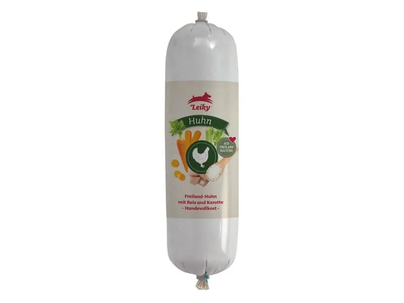 Leiky Nassfutter Hundewurst Freiland-Huhn, 700 g Leiky Nassfutter Hundewurst Freiland-Huhn, 700 g