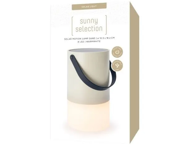 STT Laterne Solar Motion Lamp Sand STT Laterne Solar Motion Lamp Sand