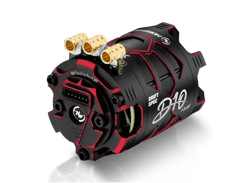Hobbywing Brushless Sensored Motor Xerun D10 Drift 13.5T, Rot