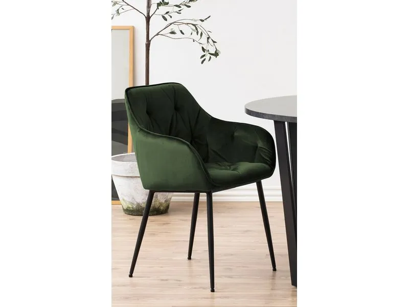 AC Design Stuhl Brooke, 2 Stück Forest Green