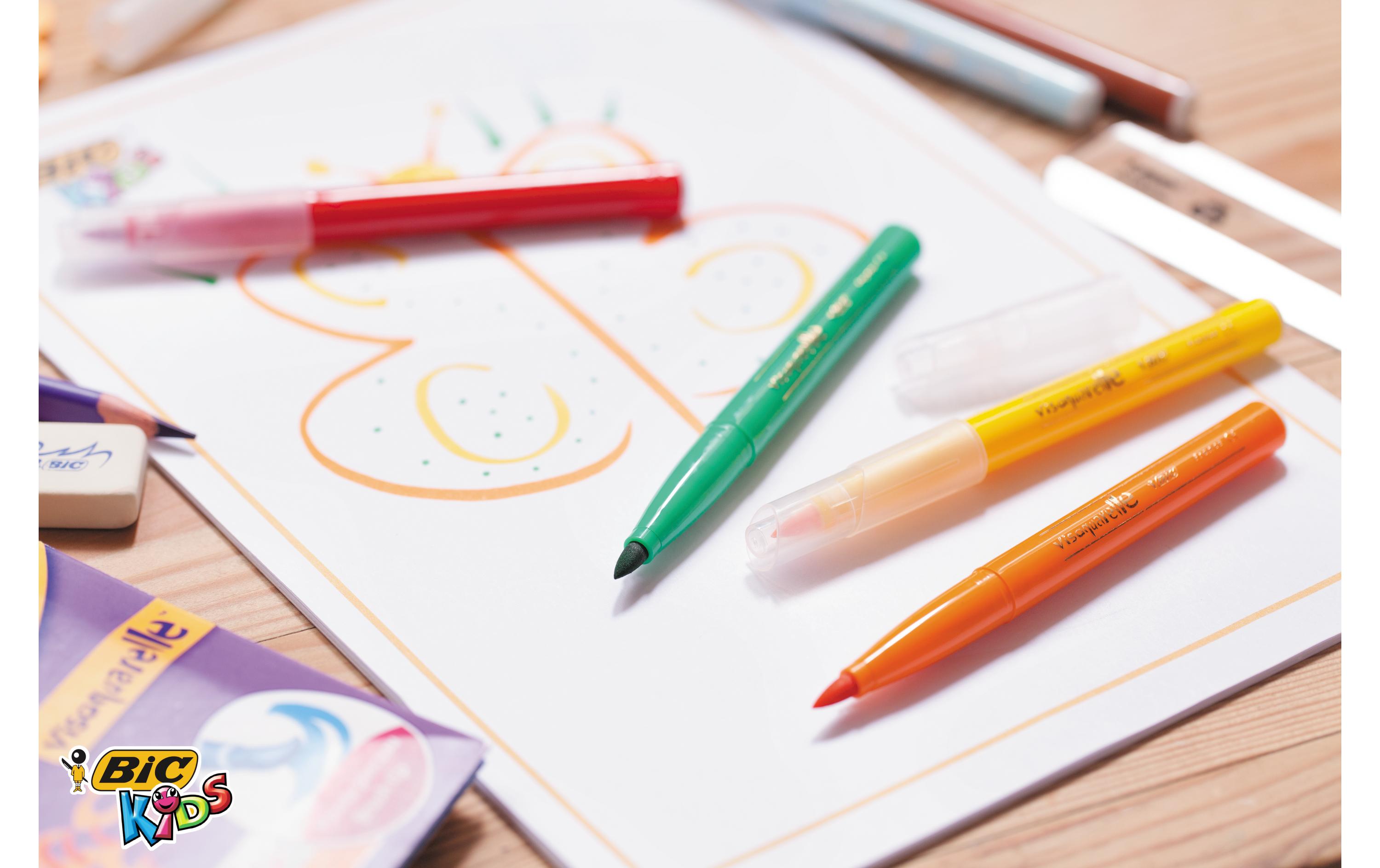 BIC Filzstift Visaquarelle Mehrfarbig