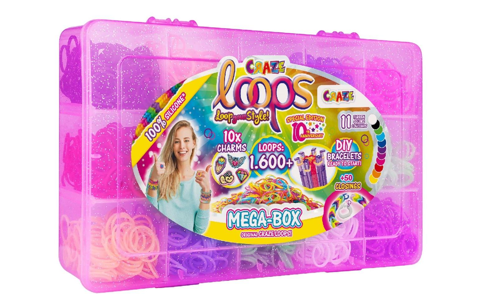 Craze Bastelbox Loops – Mega Box 1600 Loops Craze Bastelbox Loops – Mega Box 1600 Loops