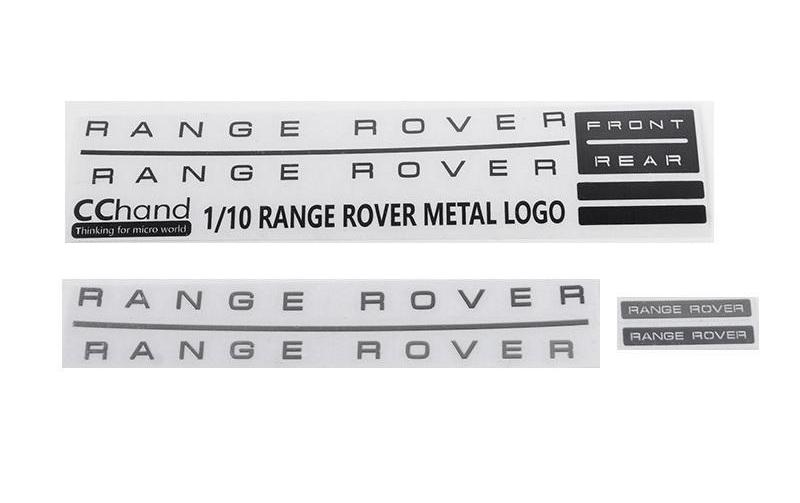 RC4WD Emblem Metal JS Scale Range Rover Classic Set