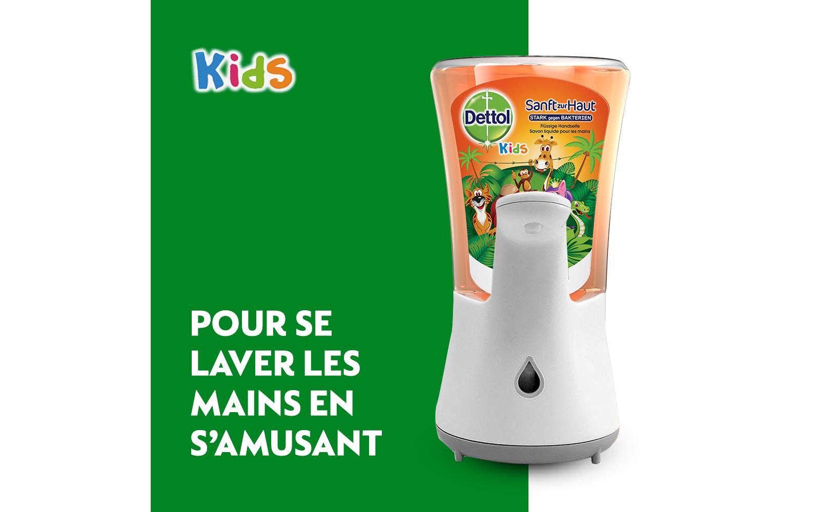 Dettol No-Touch KIDS Seifenspender Spassmacher 250 ml