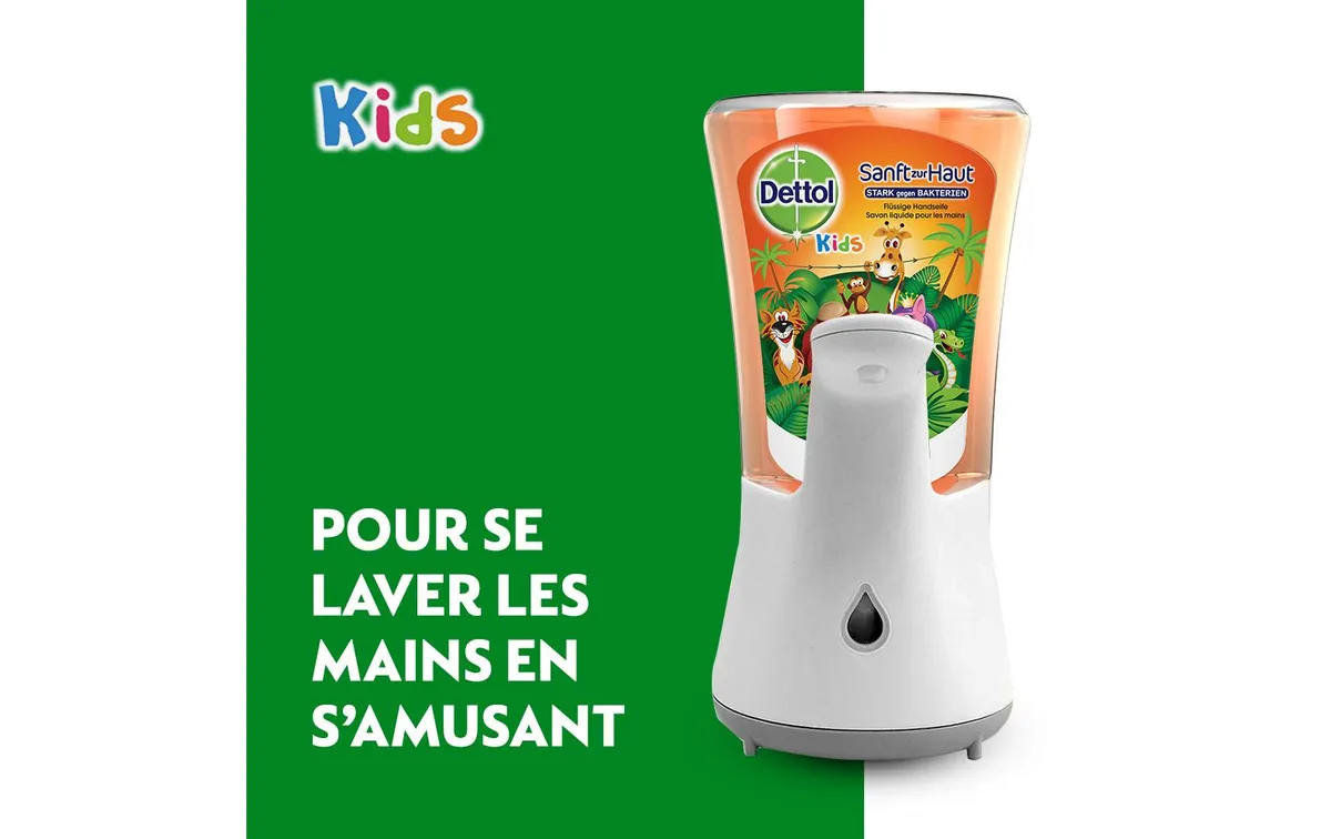 Dettol No-Touch KIDS Seifenspender Spassmacher 250 ml Dettol No-Touch KIDS Seifenspender Spassmacher 250 ml