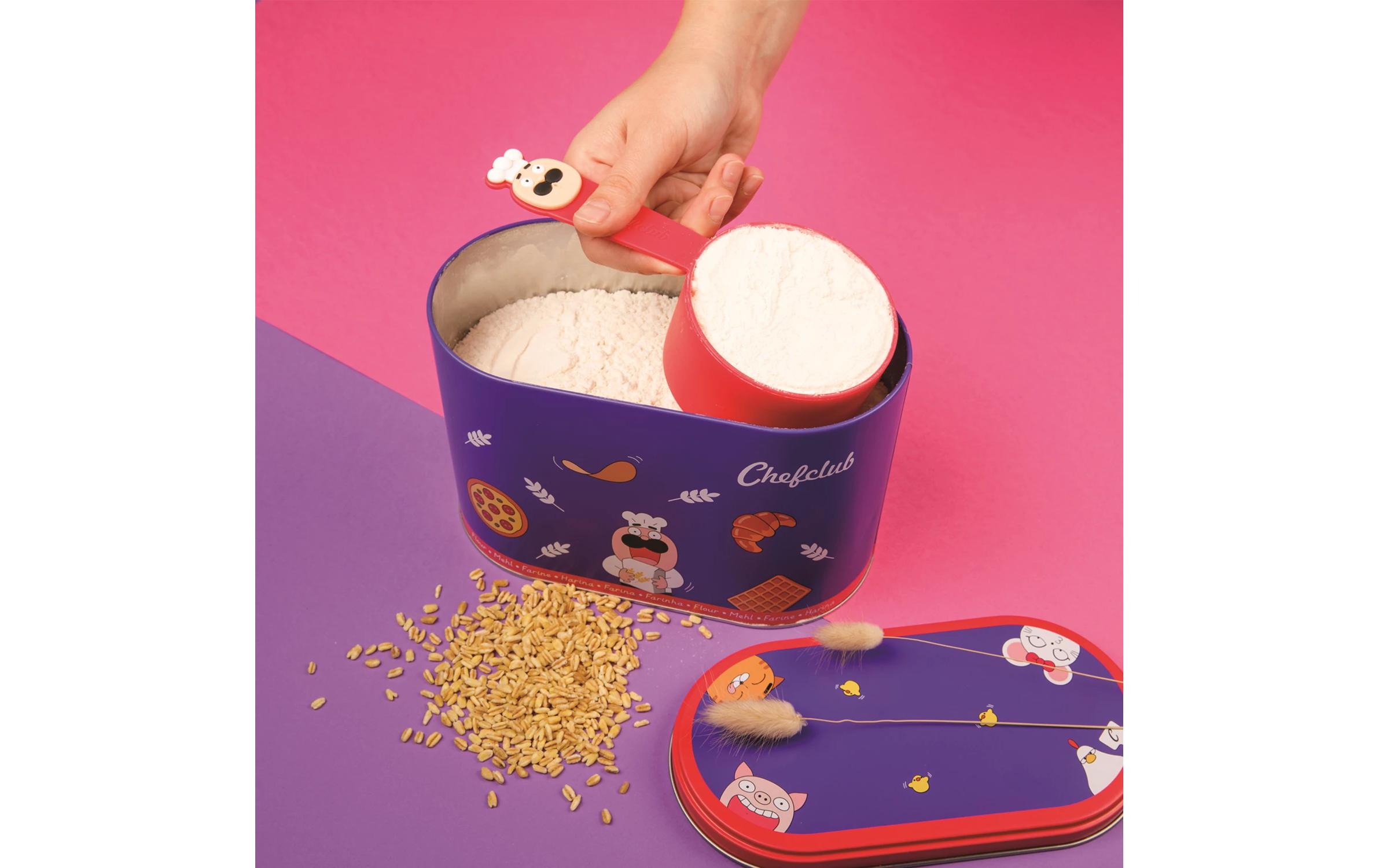 Chefclub Mehldose 1,5 kg, Violett