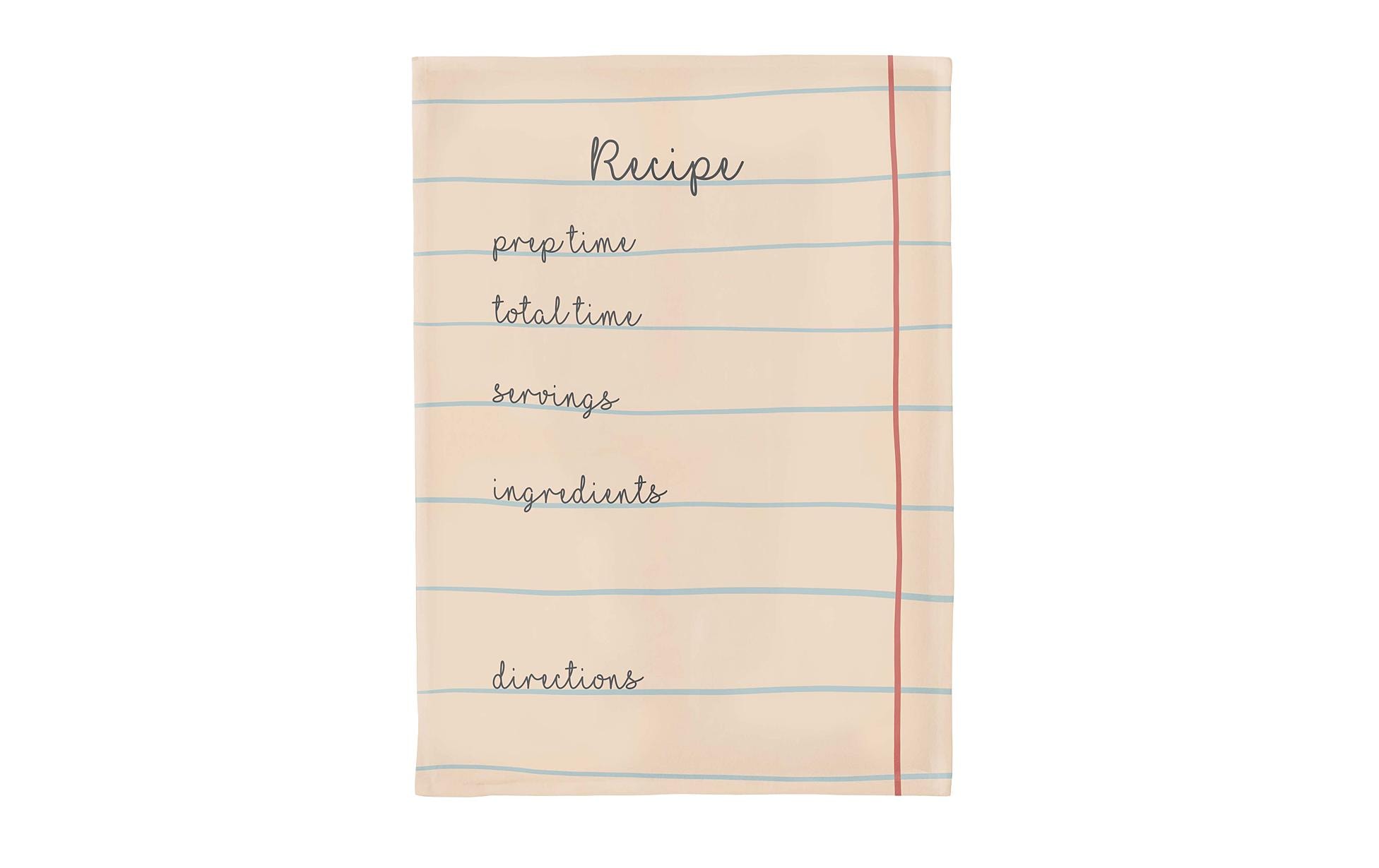 Chic Mic Geschirrtuch Recipe 50 x 70 cm