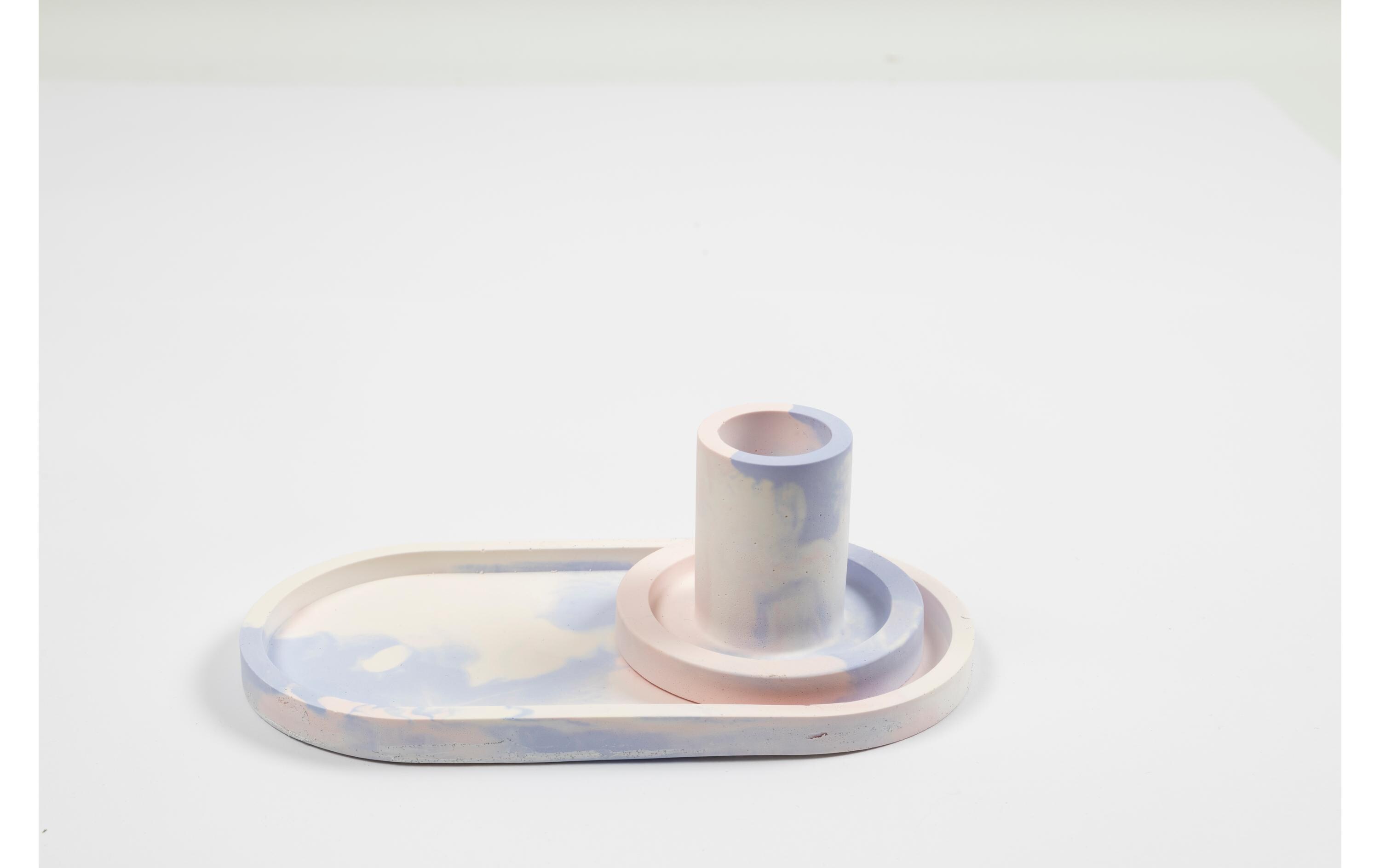 Creativ Company Giessharz Resin Kerzenhalter und Tabletts