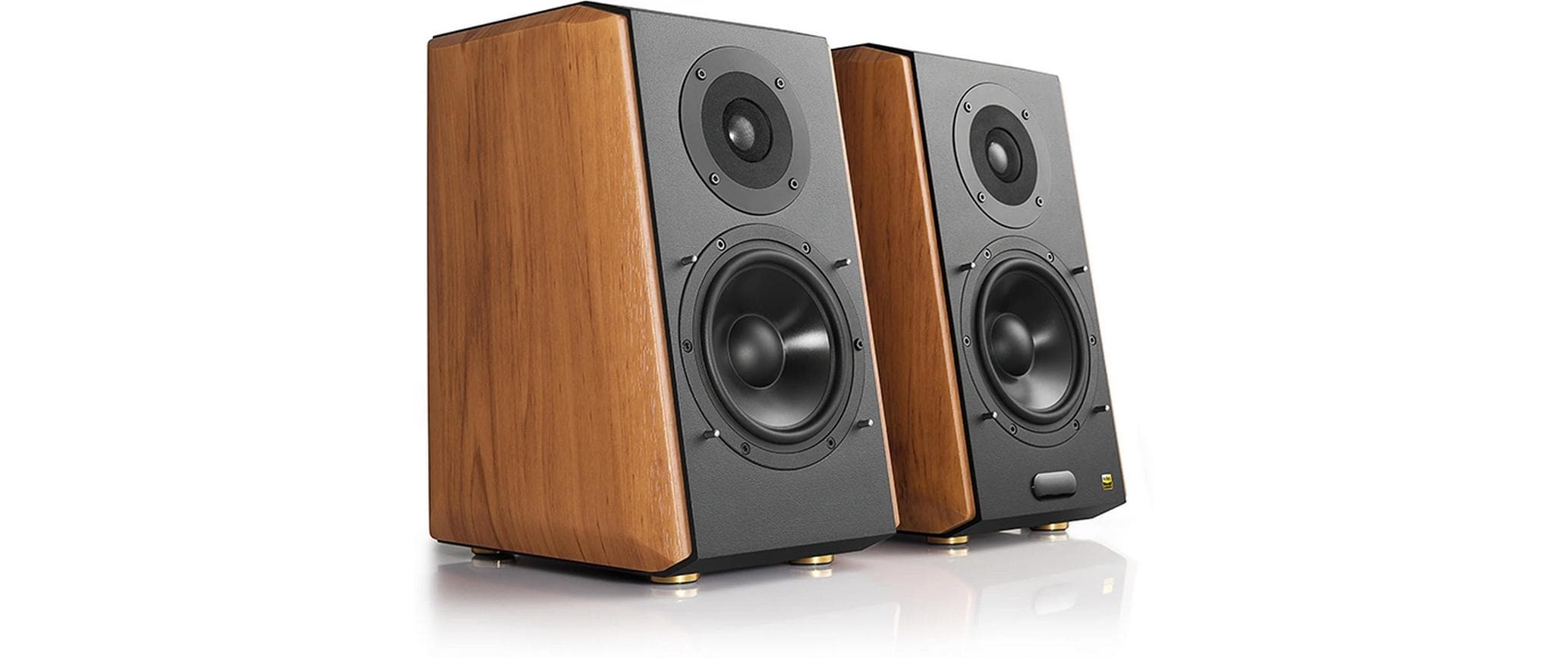 Edifier Regallautsprecher Paar S1000W Braun, Schwarz Edifier Regallautsprecher Paar S1000W Braun, Schwarz