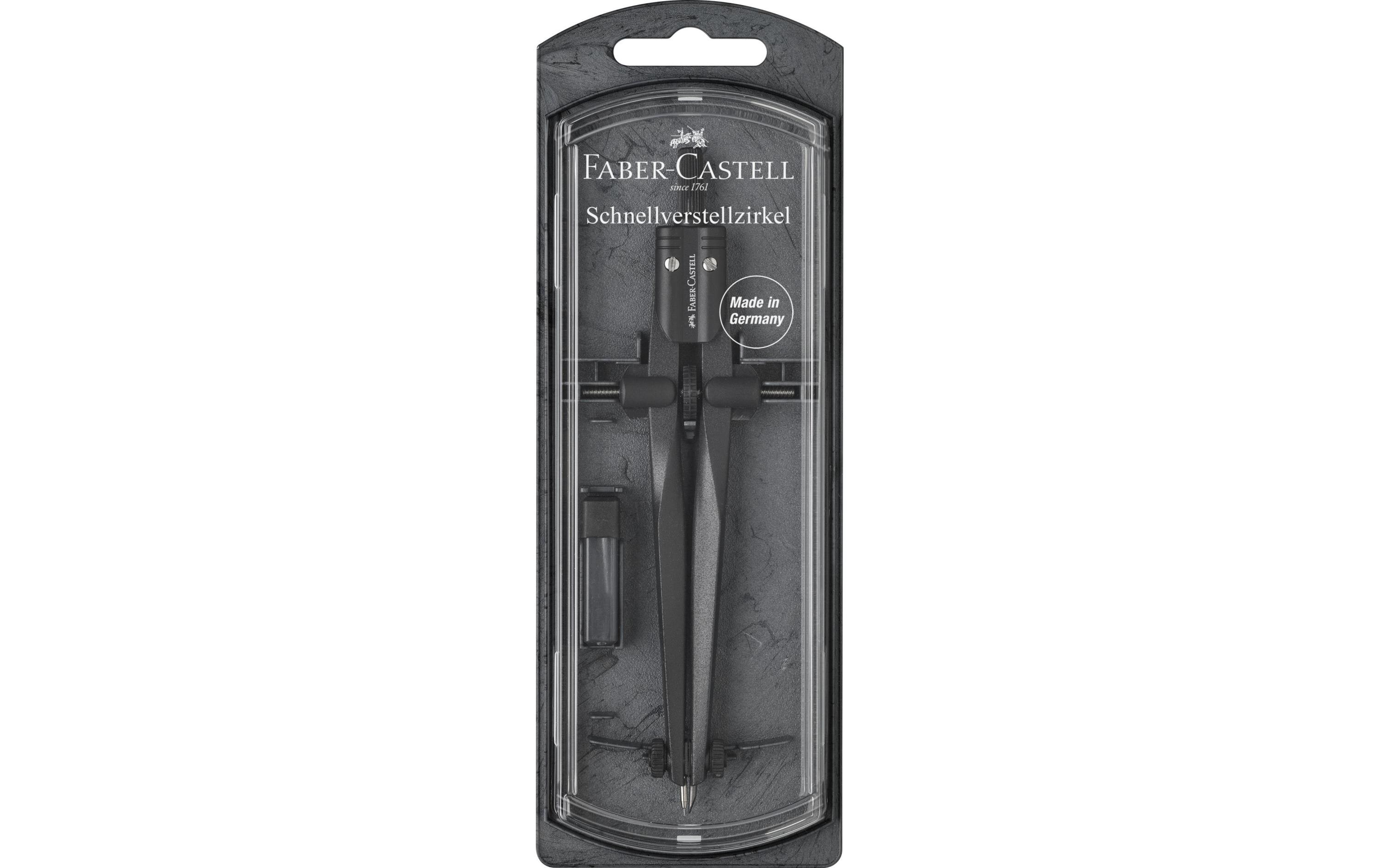 Faber-Castell Schnellverstellzirkel Stream 2019 Schwarz Faber-Castell Schnellverstellzirkel Stream 2019 Schwarz