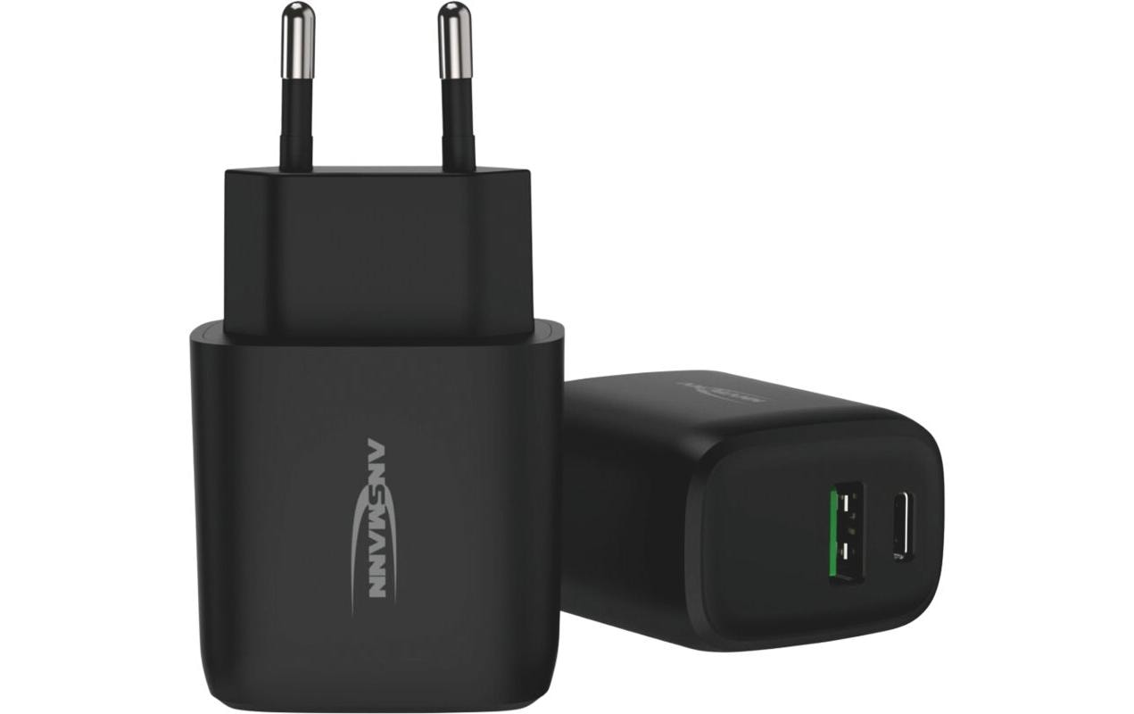 Ansmann USB-Wandladegerät Home Charger HC218PD, 18 W, Schwarz