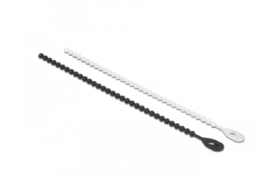 Delock Kabelbinder Schwarz/Weiss 120 mm x 3.6 mm, 100 Stück