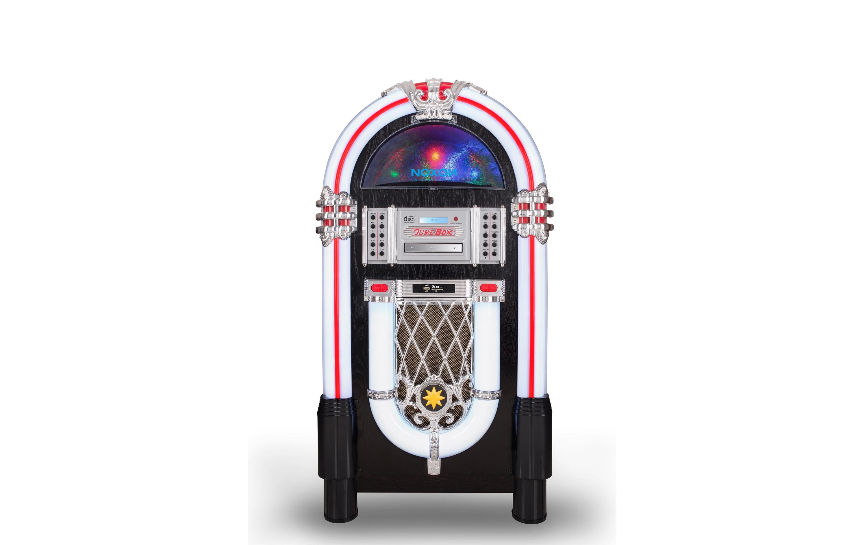 Noxon Musik-System Jukebox 1 Mehrfarbig/Schwarz/Silber