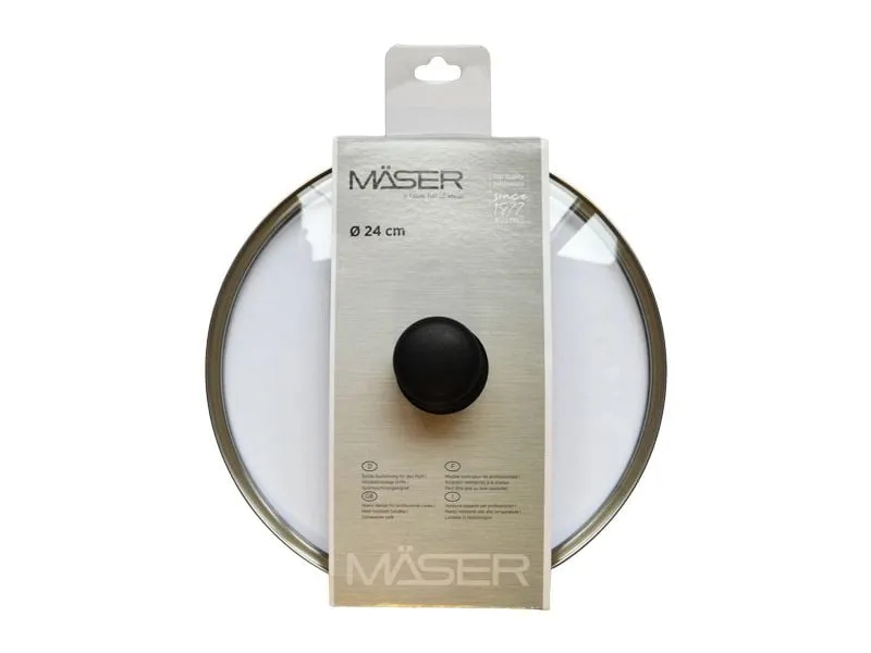 Mäser Pfannendeckel 24 cm, Transparent