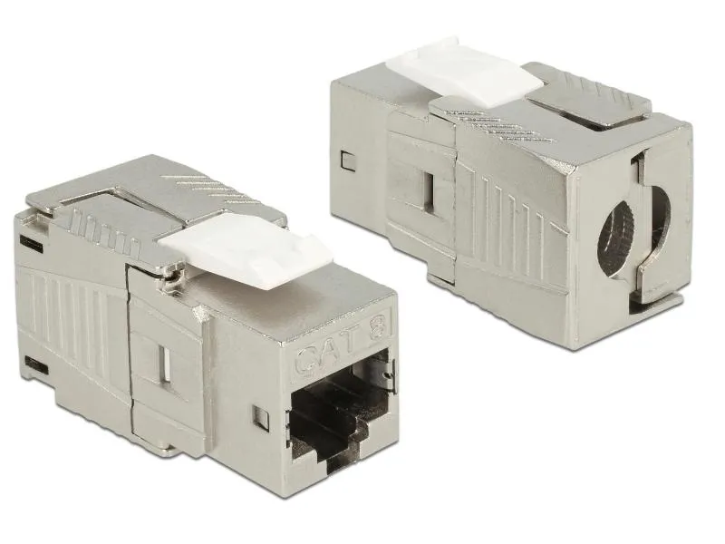 Delock Keystone-Modul RJ-45 Cat.8 geschirmt Delock Keystone-Modul RJ-45 Cat.8 geschirmt