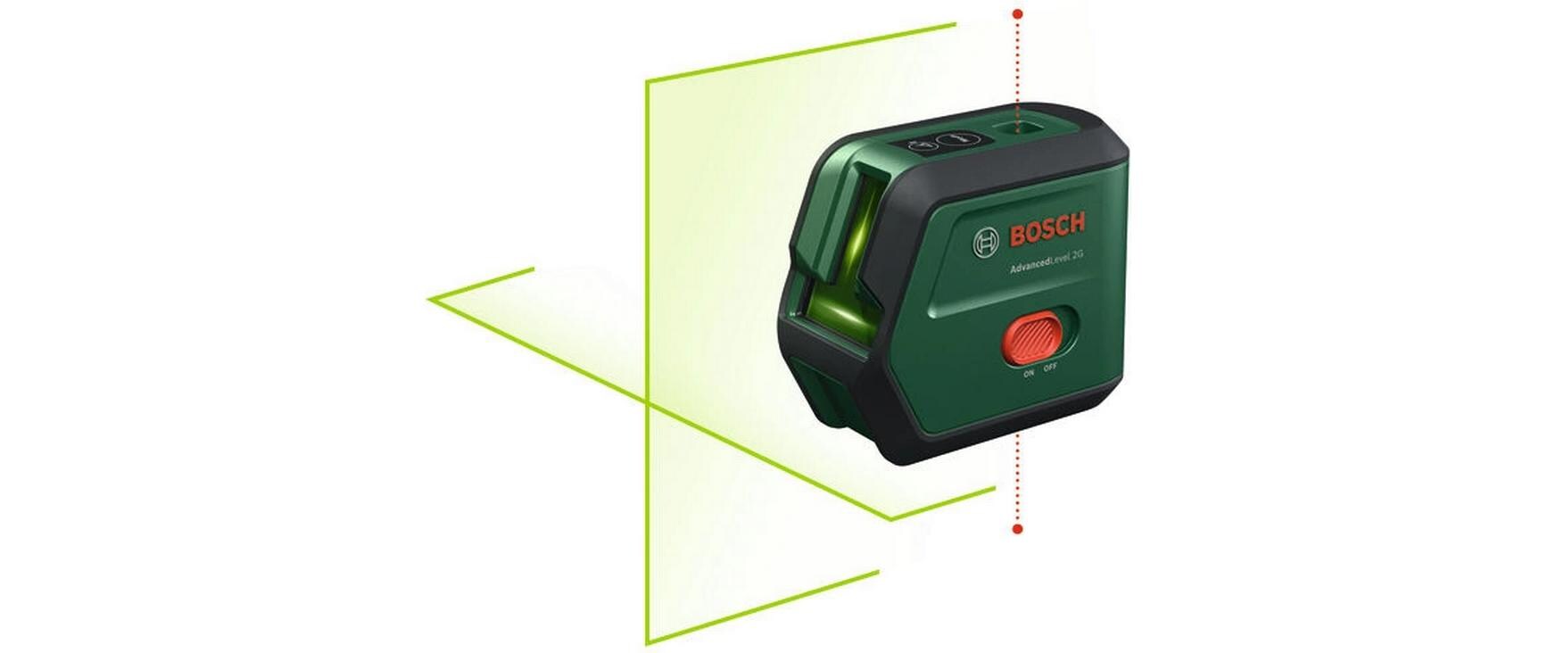 Bosch Kreuzlinien-Laser AdvancedLevel 2G 15 m