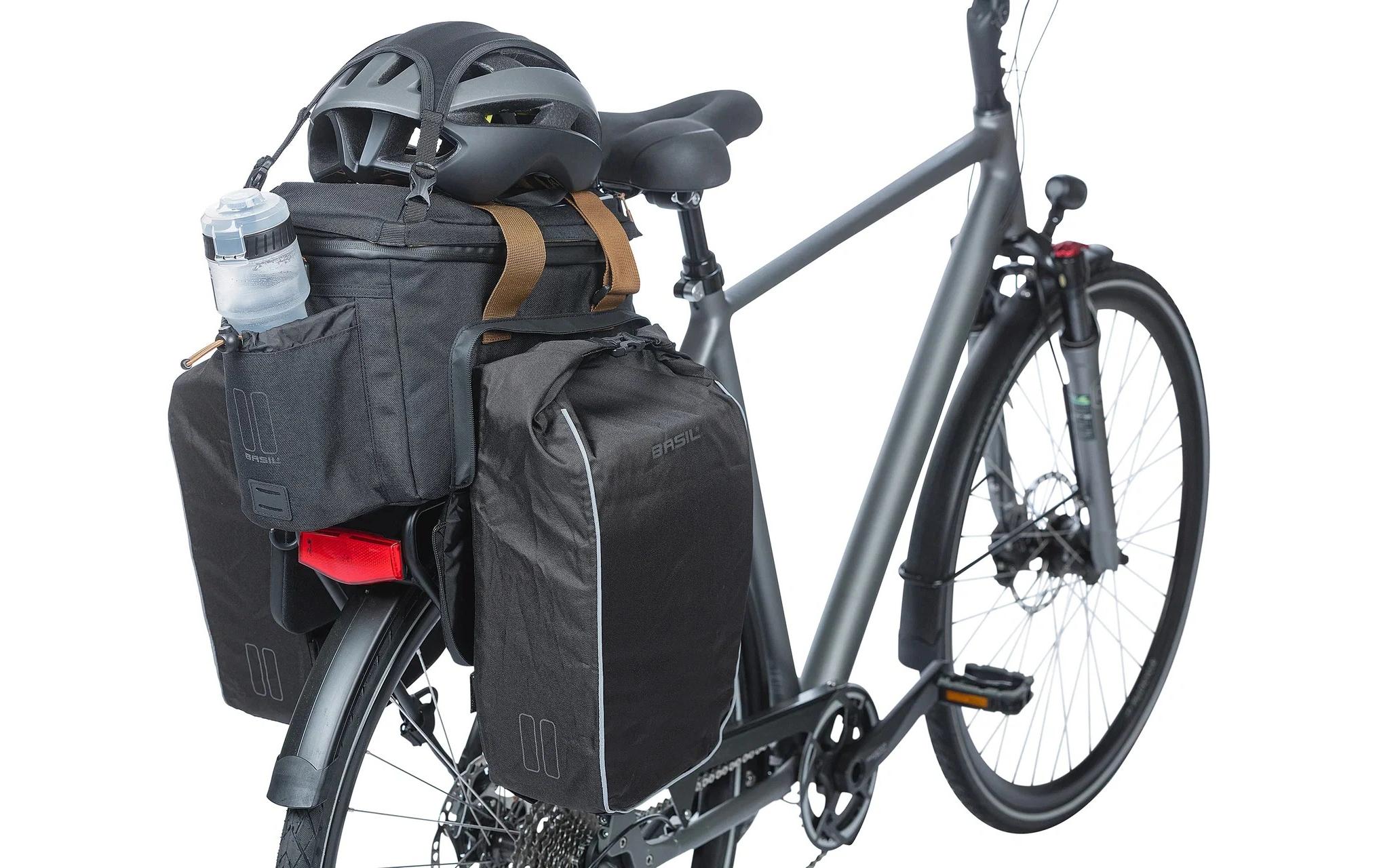 BASIL Gepäckträgertasche Miles XL Pro MIK 9-36 l schwarz