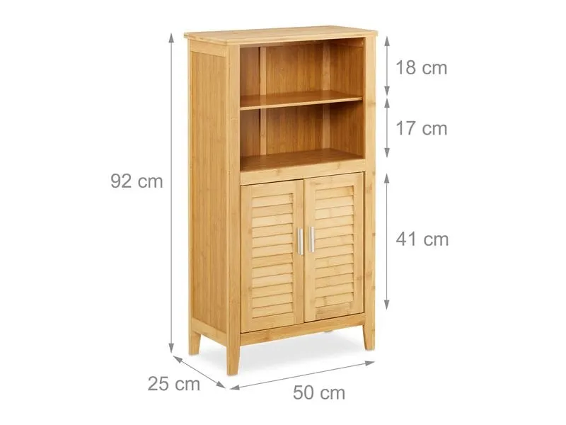 relaxdays LAMELL 50 x 92 cm, Braun