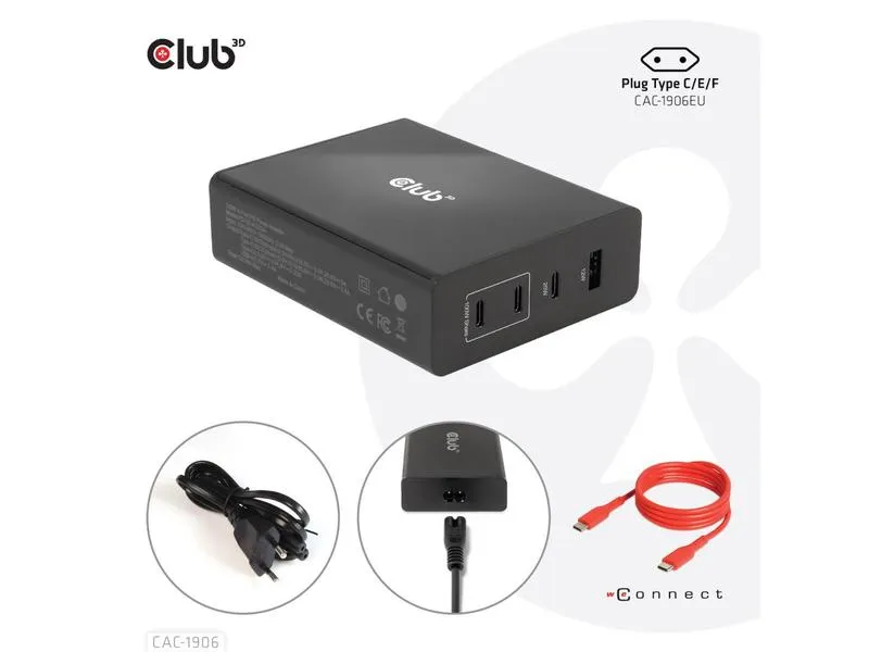 Club 3D USB-Wandladegerät CAC-1906 Club 3D USB-Wandladegerät CAC-1906