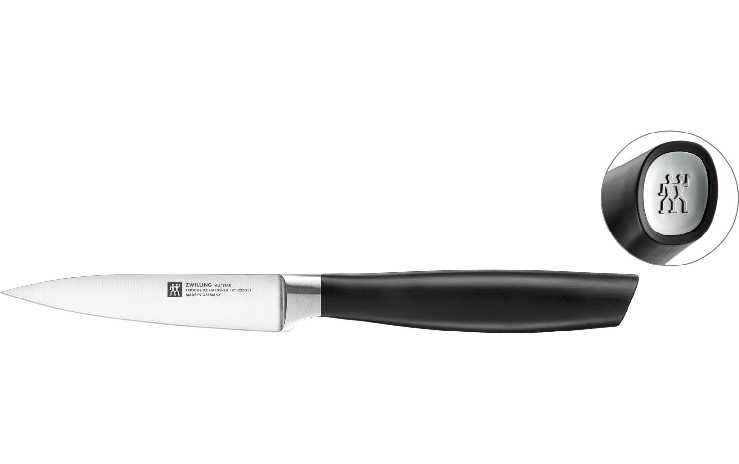 Zwilling Messerblock-Set mit Messer All Star Chromsilber, 7-teilig
