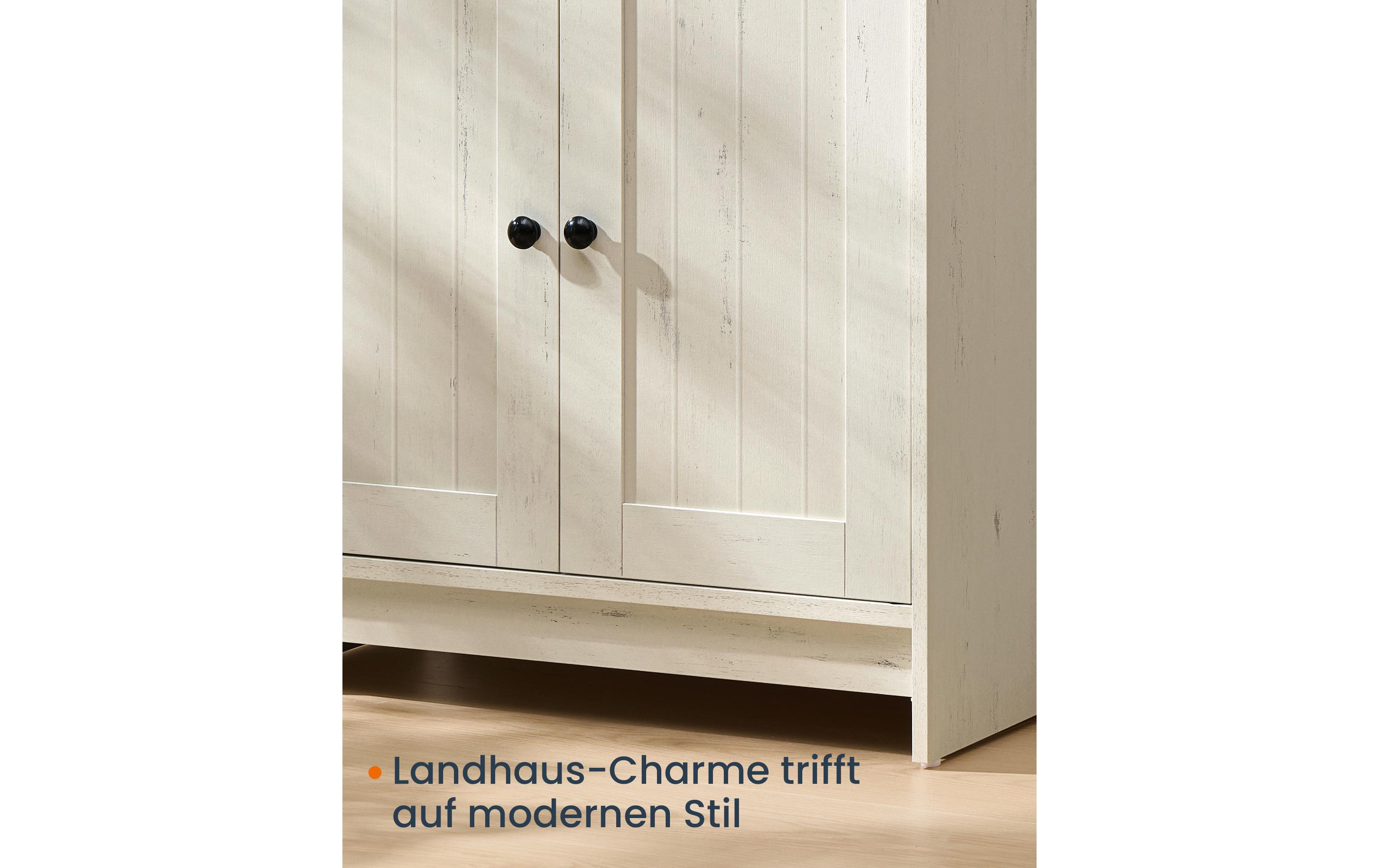 VASAGLE Waschbeckenschrank 60 x 61.2 cm, Weiss
