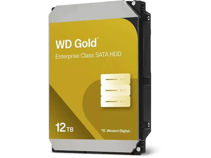 Western Digital Harddisk WD Gold 3.5 SATA 12 TB