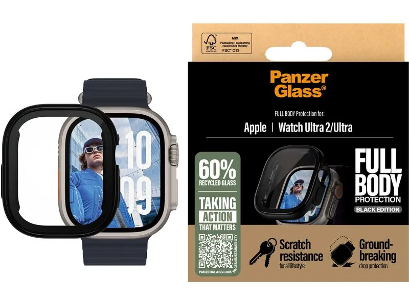 Panzerglass Full Body Protection Apple Watch Ultra 2 Schwarz Panzerglass Full Body Protection Apple Watch Ultra 2 Schwarz
