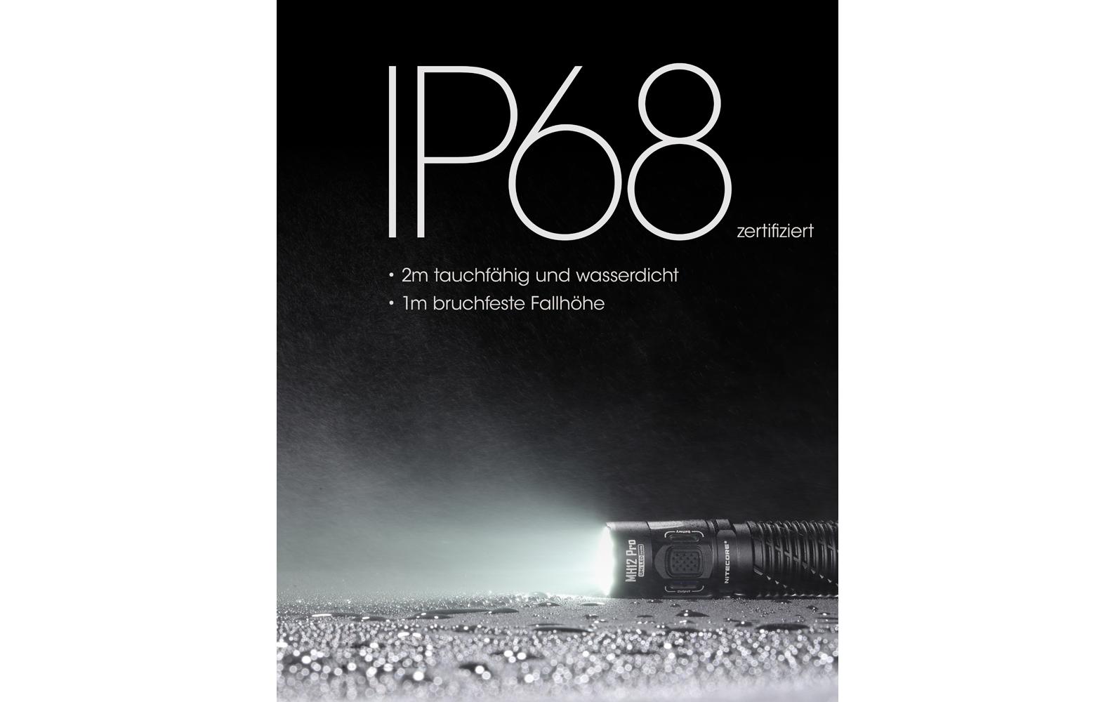 Nitecore Taschenlampe MH12 Pro 3300 lm