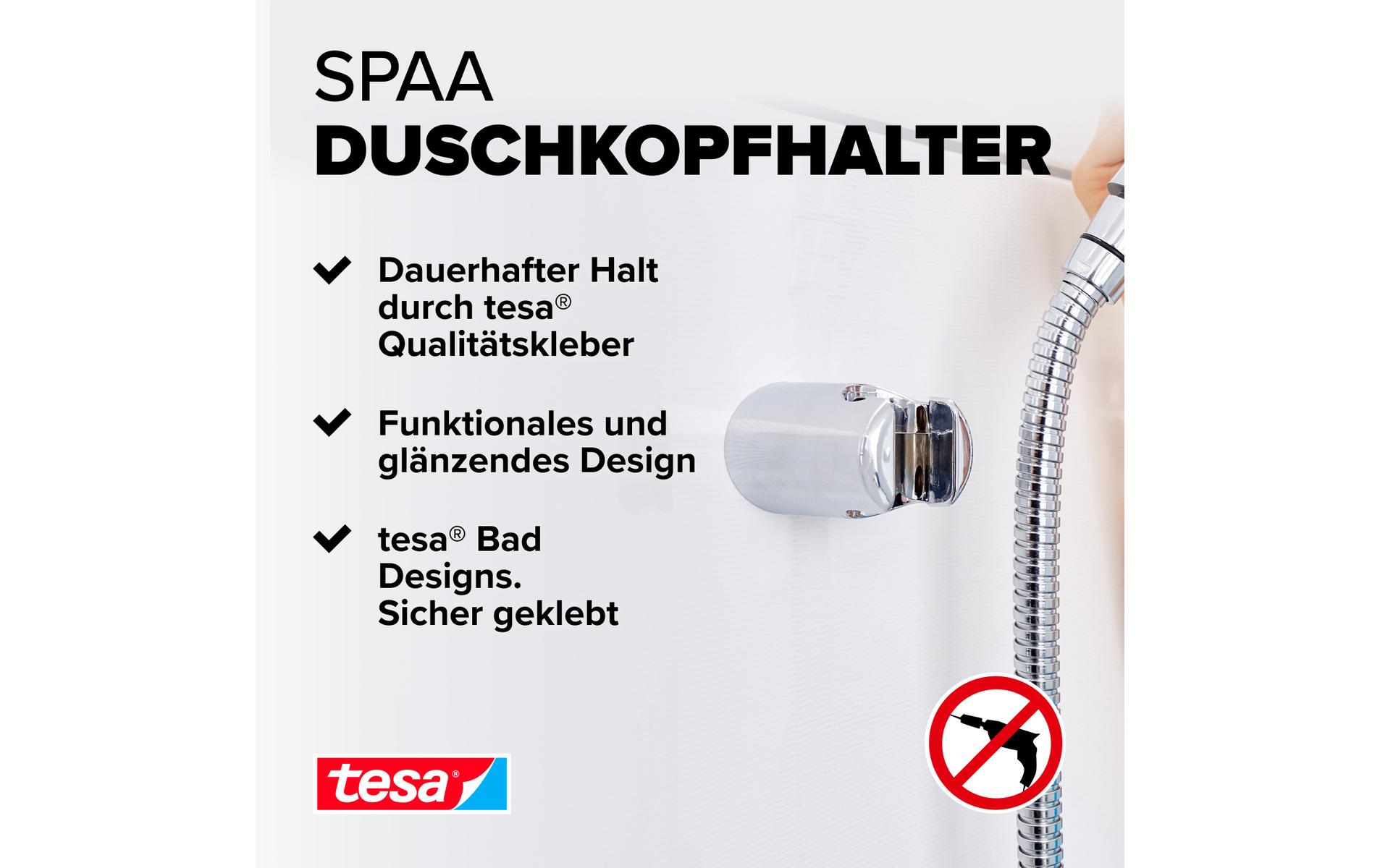 tesa SPAA verchromt ohne Bohren silber