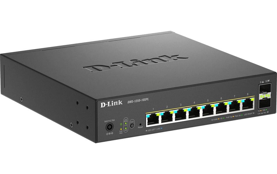 D-Link PoE Switch DMS-1250-10SPL 10 Port D-Link PoE Switch DMS-1250-10SPL 10 Port