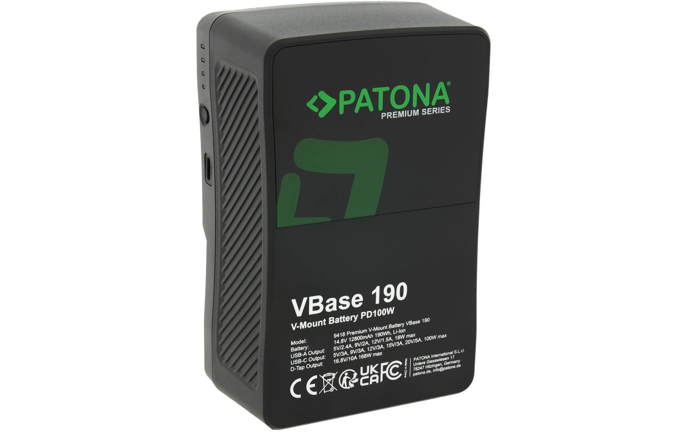 Patona Digitalkamera-Akku VBase 190