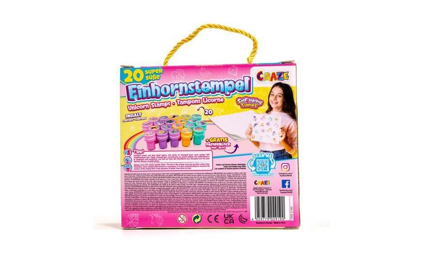 Craze Einhornstempel 20 Stück