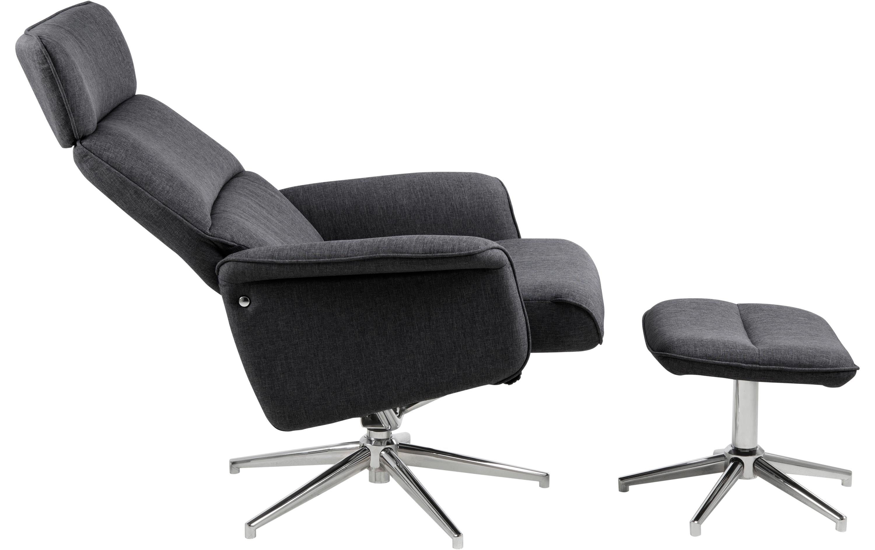 AC Design Sessel Alura Polyurethan (PU)/Stahl, Dunkelgrau