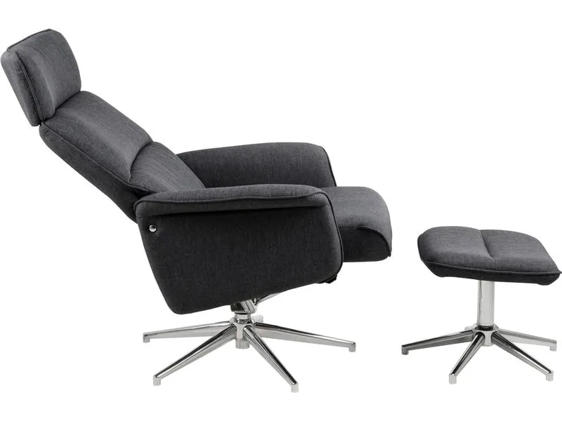 AC Design Sessel Alura Polyurethan (PU)/Stahl, Dunkelgrau AC Design Sessel Alura Polyurethan (PU)/Stahl, Dunkelgrau