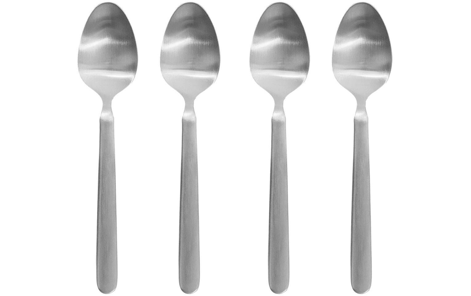 Blomus Espressolöffel Stella 4 Stück, Silber