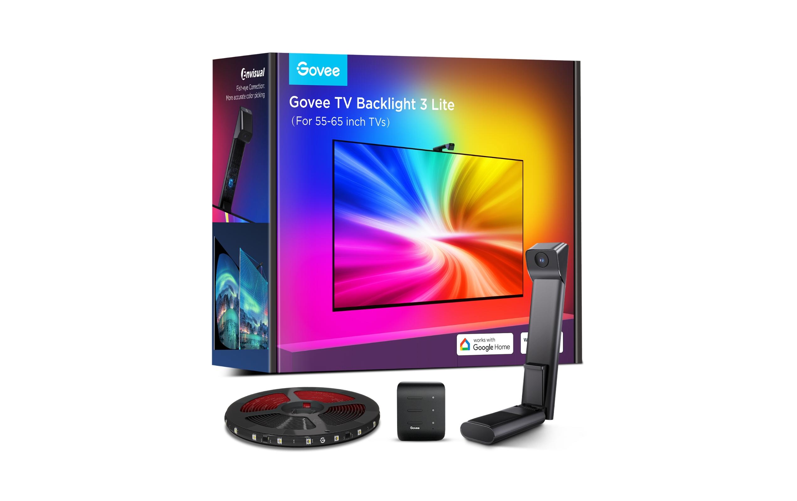 Govee Envisual TV Backlight T3, 55-65, RGBICW, WiFi, BT