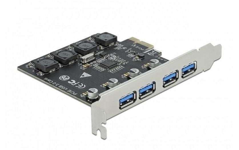Delock PCI-Express-Karte 90509 USB 3.0 - 4x USB-A Delock PCI-Express-Karte 90509 USB 3.0 - 4x USB-A