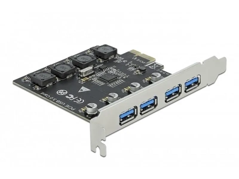 Delock PCI-Express-Karte 90509 USB 3.0 - 4x USB-A Delock PCI-Express-Karte 90509 USB 3.0 - 4x USB-A